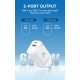 HICELL 65W GAN 2PORT WALL CHARGER  HICELL 65W GAN 2PORT WALL CHARGER