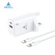 HICELL 65W GAN 2PORT WALL CHARGER  HICELL 65W GAN 2PORT WALL CHARGER